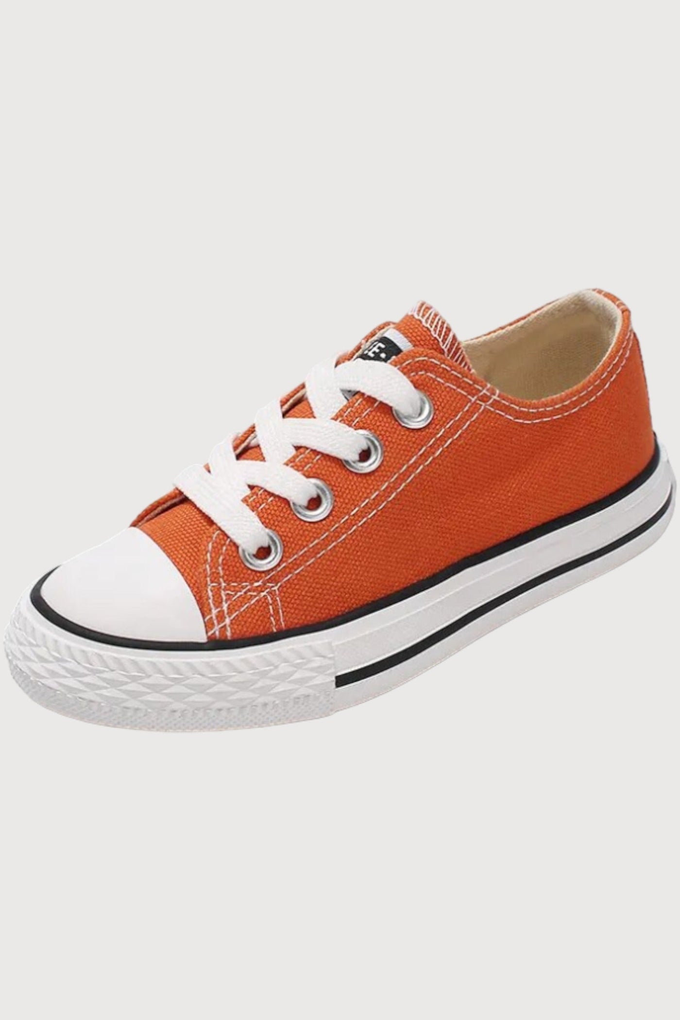 Lace Up Solid Color Canvas Sneakers