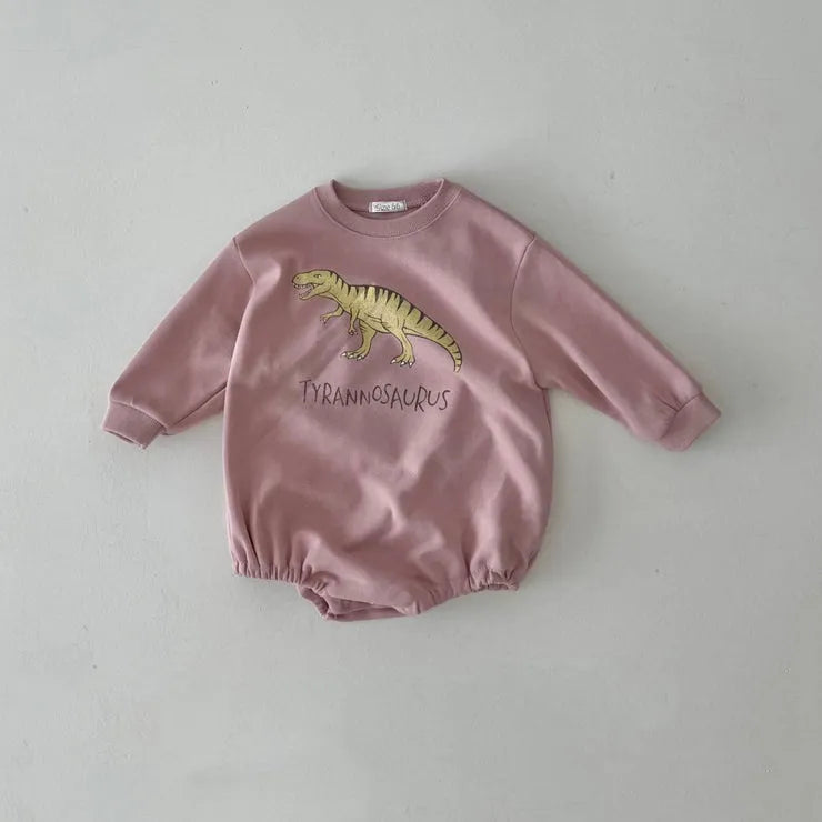 Dinosaur Long Sleeve Sweatshirt Bodysuit