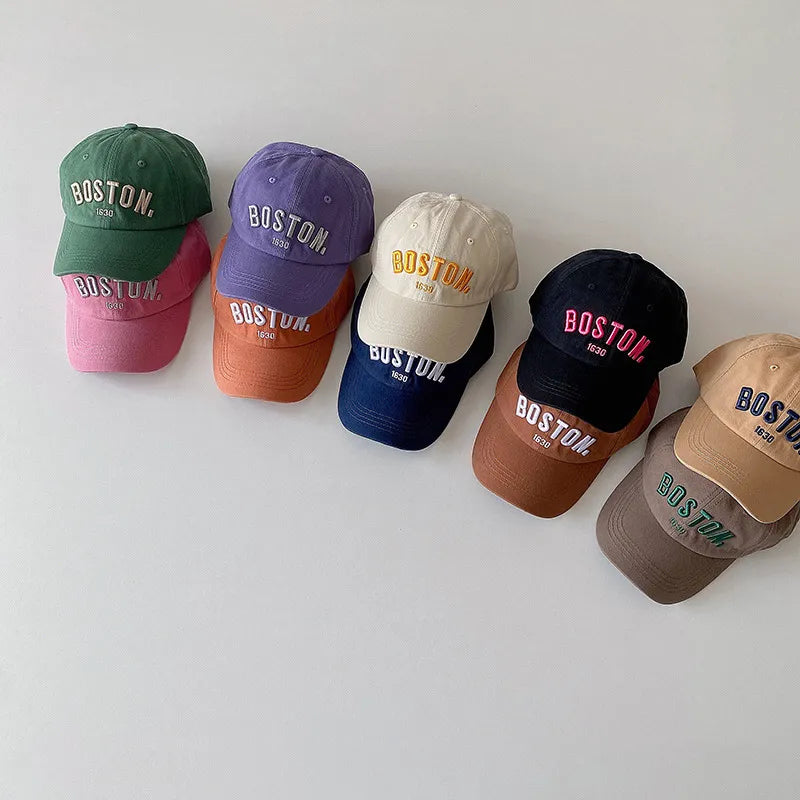 Boston Embroidered Baseball Cap