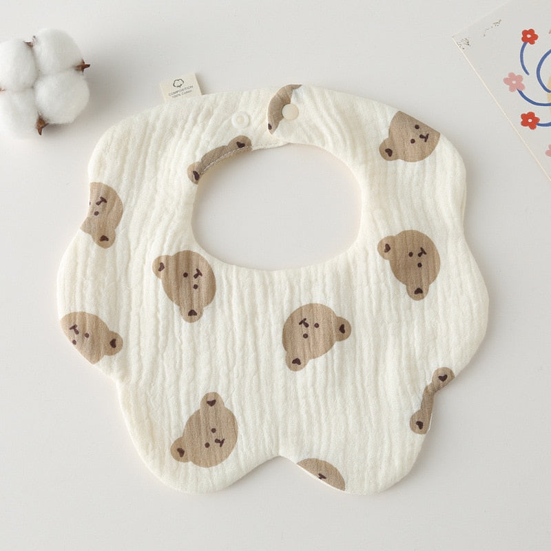 Round Petal Feeding Bib