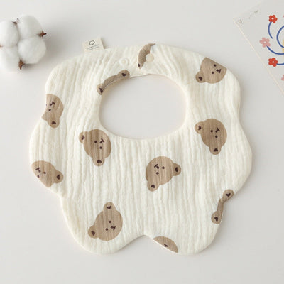 Round Petal Feeding Bib