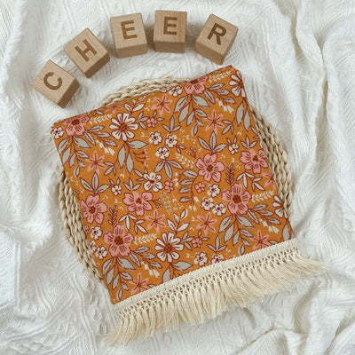 Floral Print Blanket Babies Bed Cover