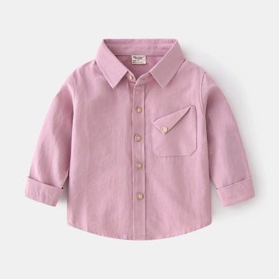 Slant Pocket Button-Up Shirt
