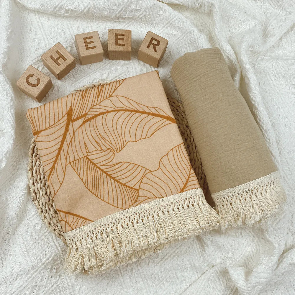 Floral Print Blanket Babies Bed Cover