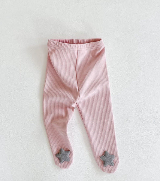 Cute 3D Star Footed Leggings