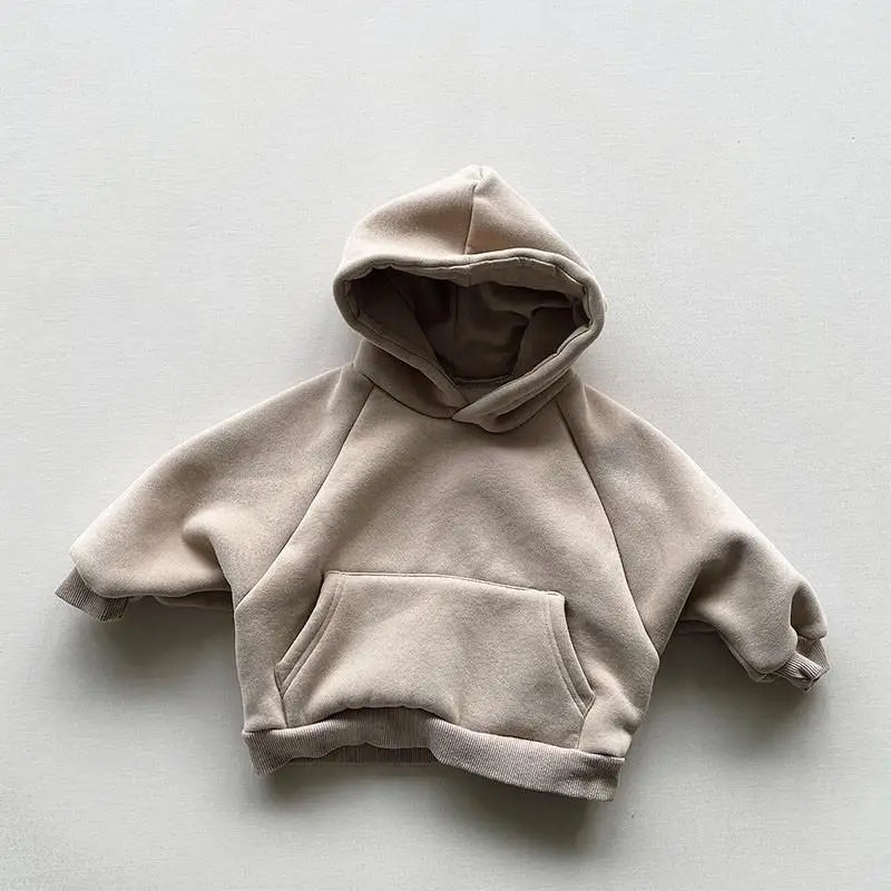 Loose Hooded Sweatshirt