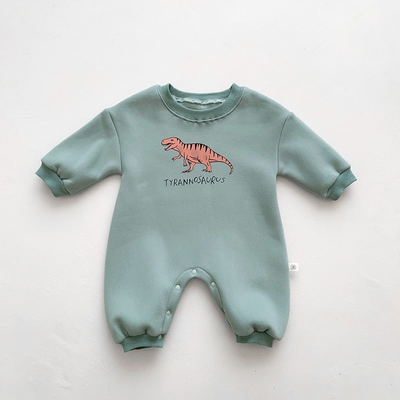 Cozy Dinosaur Jumpsuit