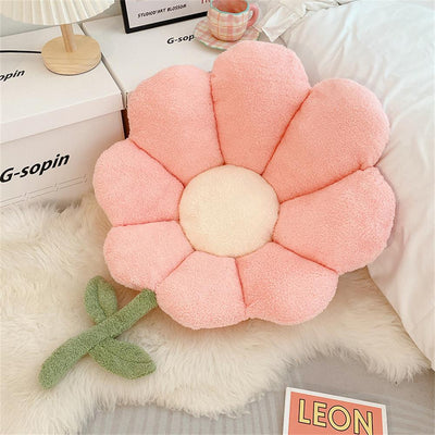 Plush Sunflower Cushion Pillow