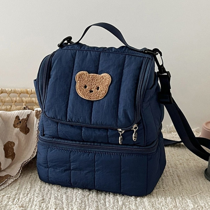 Insulated Double Level Cooler Lunch Bag