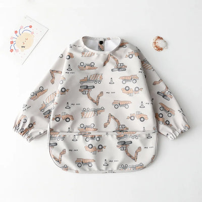 Baby Waterproof Long Sleeve Apron Bib