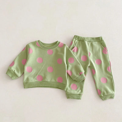 Polka Dot Jogger Set