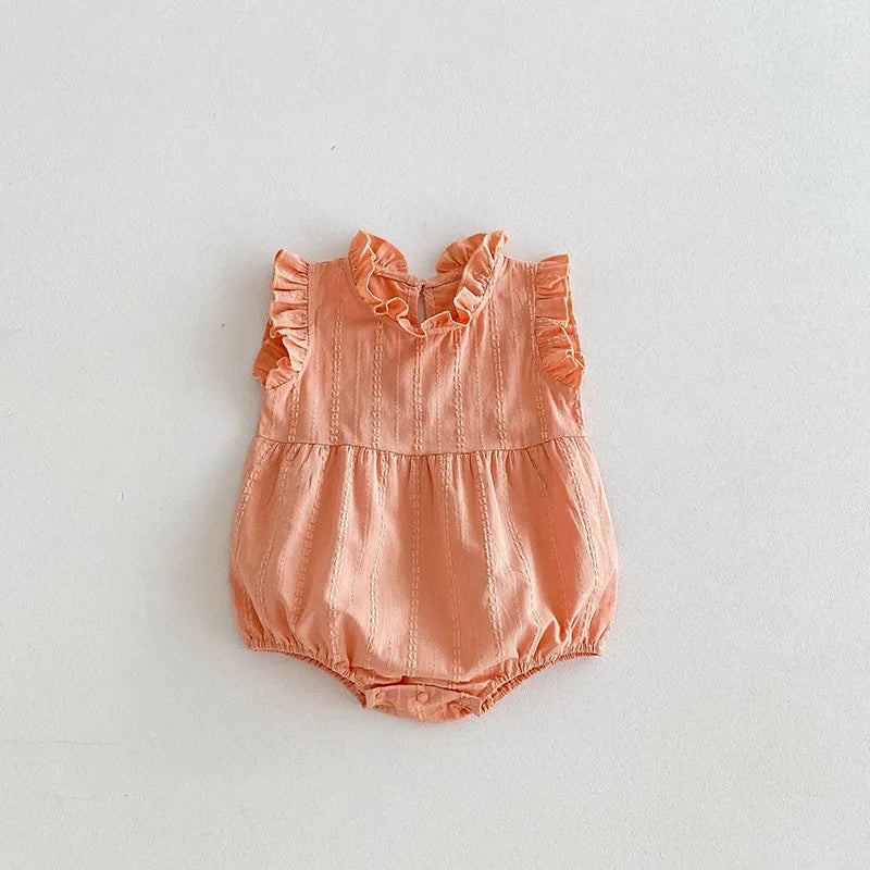 Ruffle Detail Princess Romper