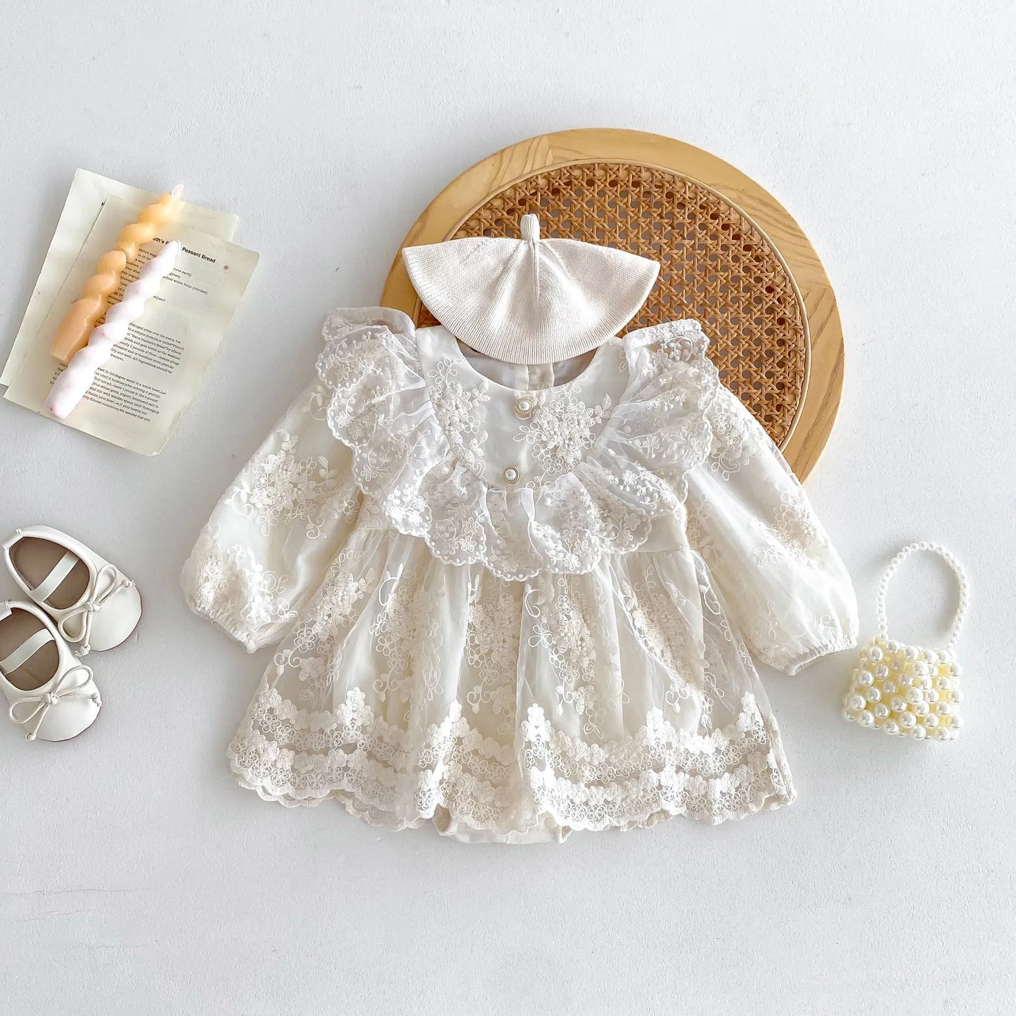 Lace Floral Princess Dress