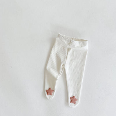 Cute 3D Star Footed Leggings