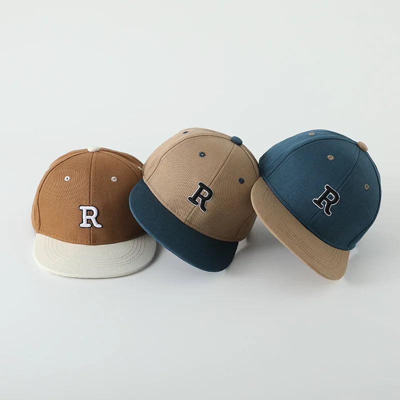 Letter R Peaked Baseball Hat