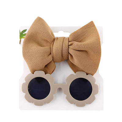 Large Bow Headband With Sunglasses