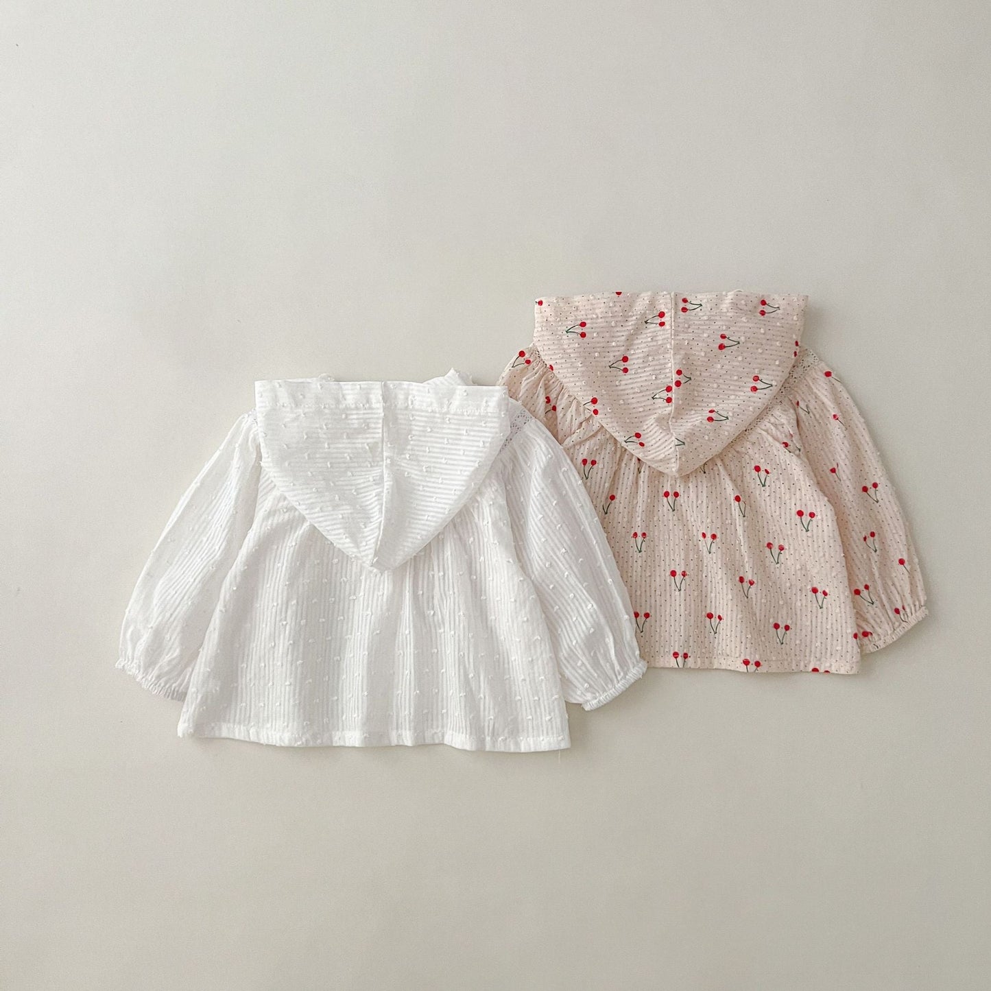 Baby Girl Hooded Poncho Blouse