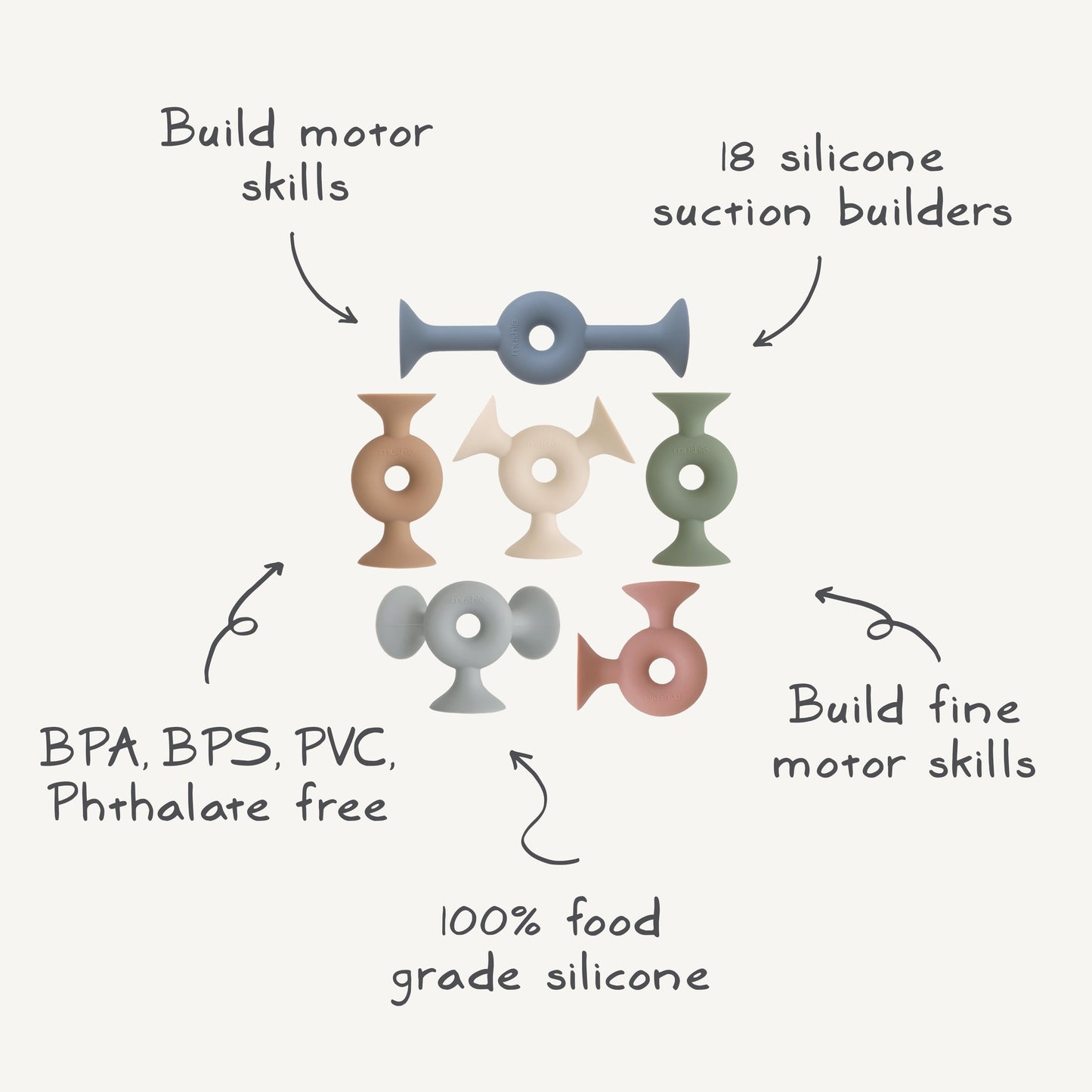Donut Silicone Suction Builders