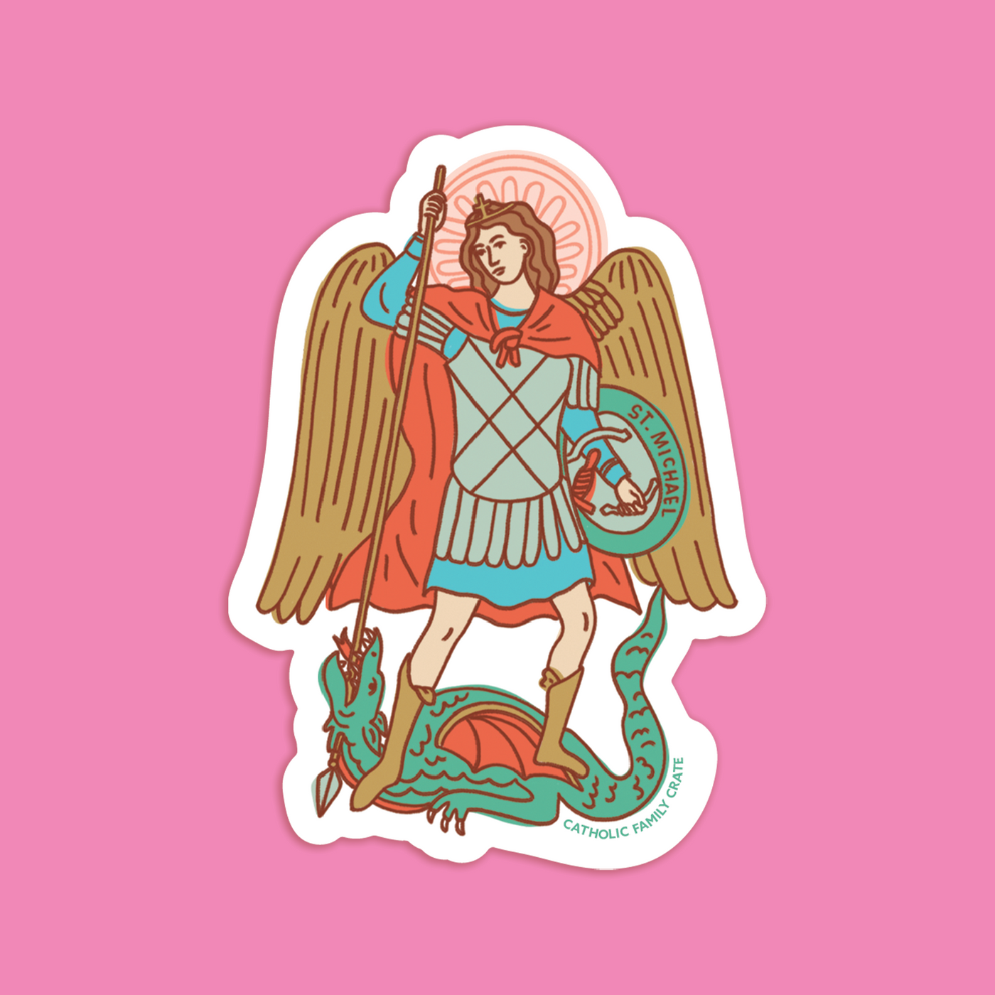 Saint Michael the Archangel Sticker