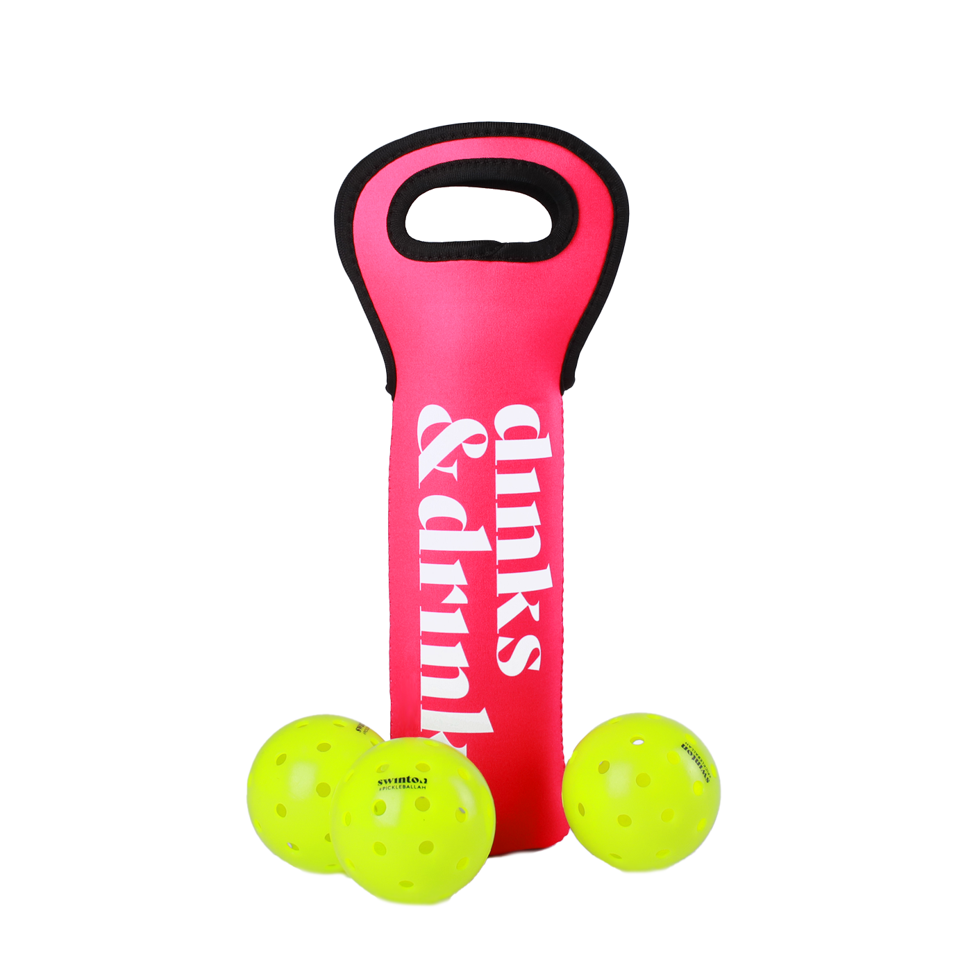 Dinks 'N Drinks Sleeve of Pickleballs