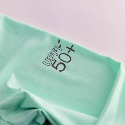 Mint Zip-Front Sun Hoodie