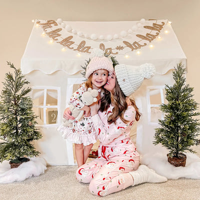 Tiny Land® Playhouse Tent – Natural Cream Indoor Tent for Kids