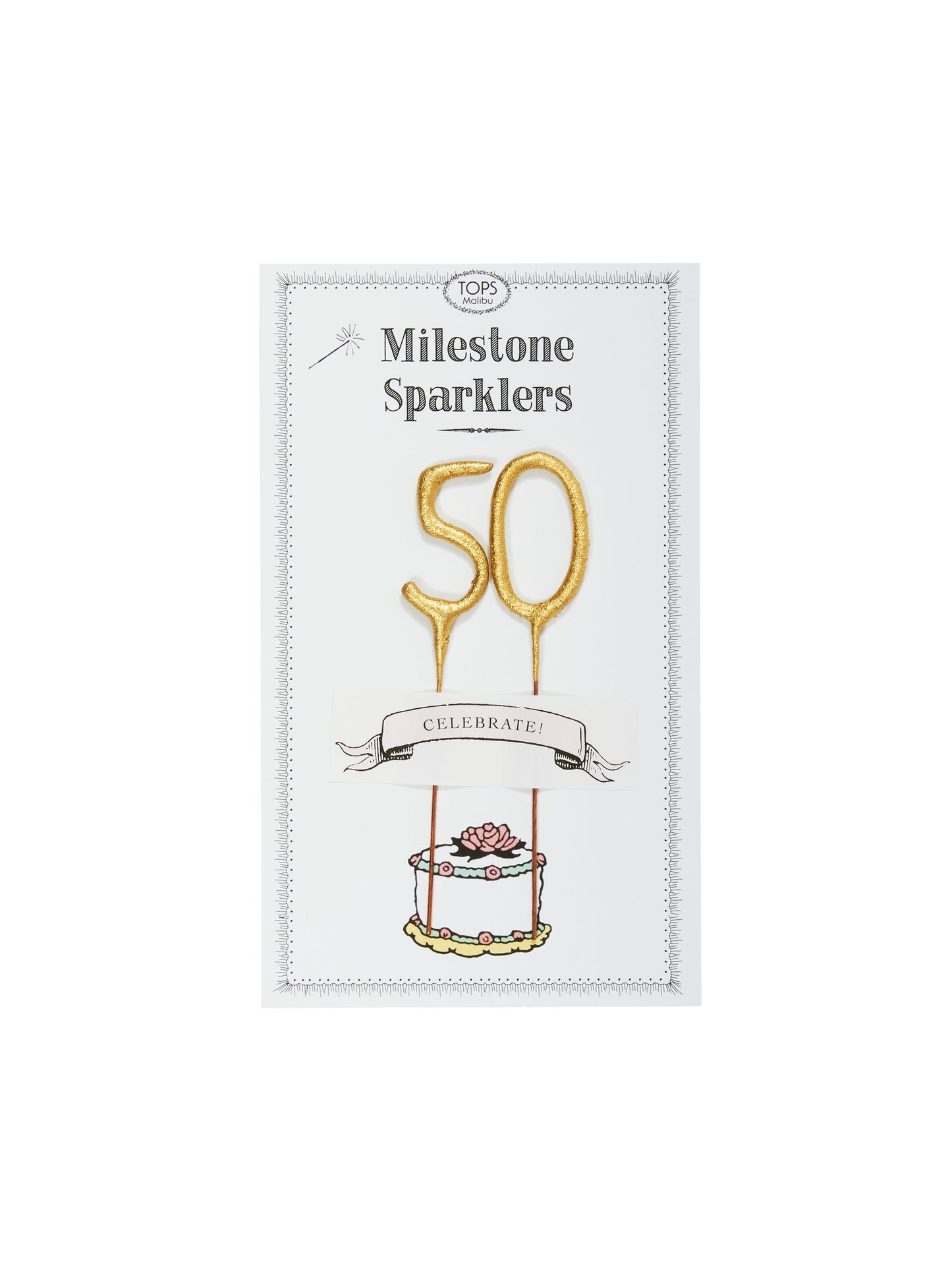 Tops Malibu Milestone Sparkler Card