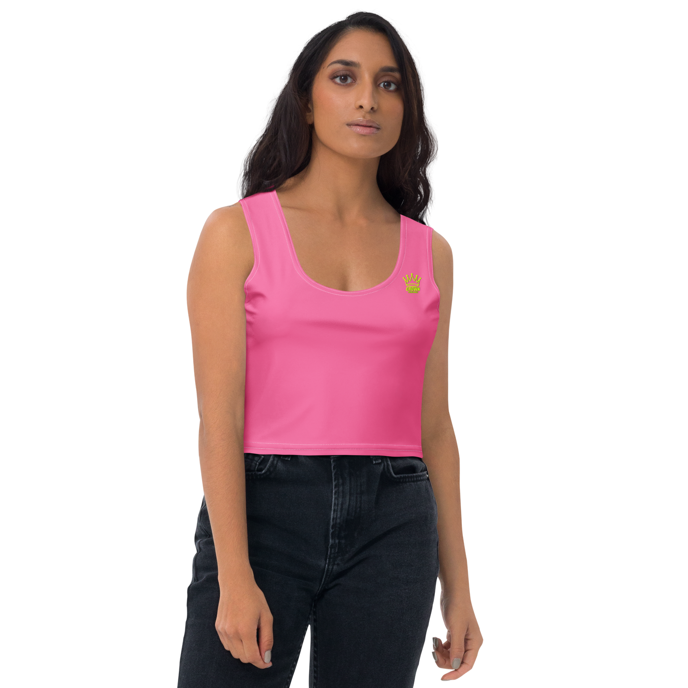 CROWN PICKLEBALL - Women's Corona Crop-top (Pink)