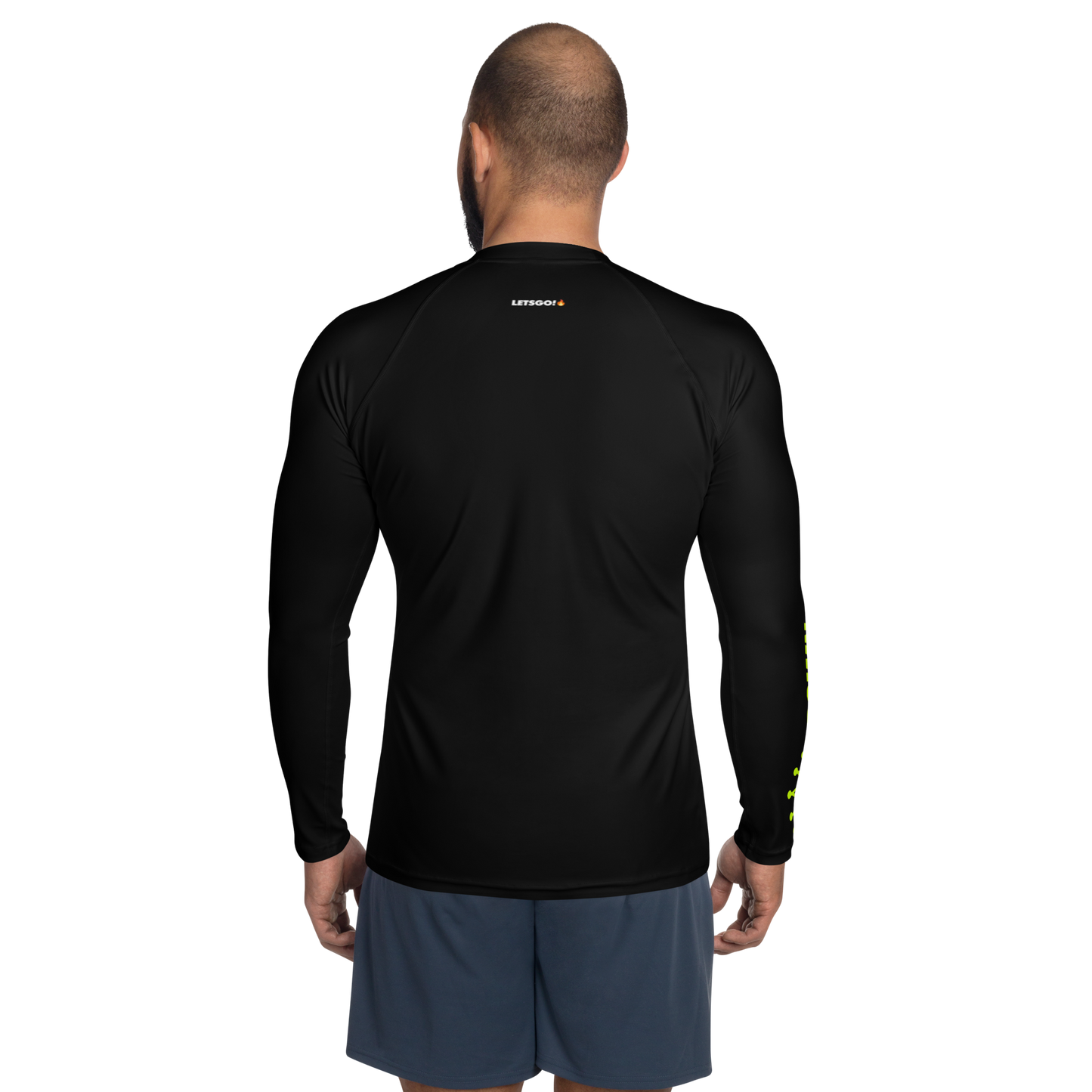 CROWN PICKLEBALL - Men's Tourney Sleeve Shirt (Black)