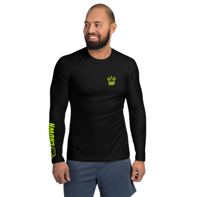CROWN PICKLEBALL - Men's Tourney Sleeve Shirt (Black)