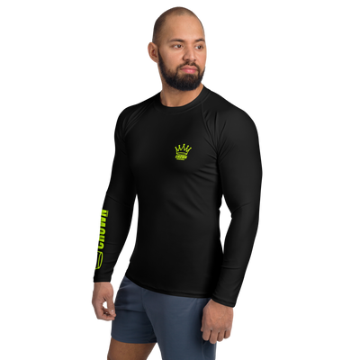 CROWN PICKLEBALL - Men's Tourney Sleeve Shirt (Black)