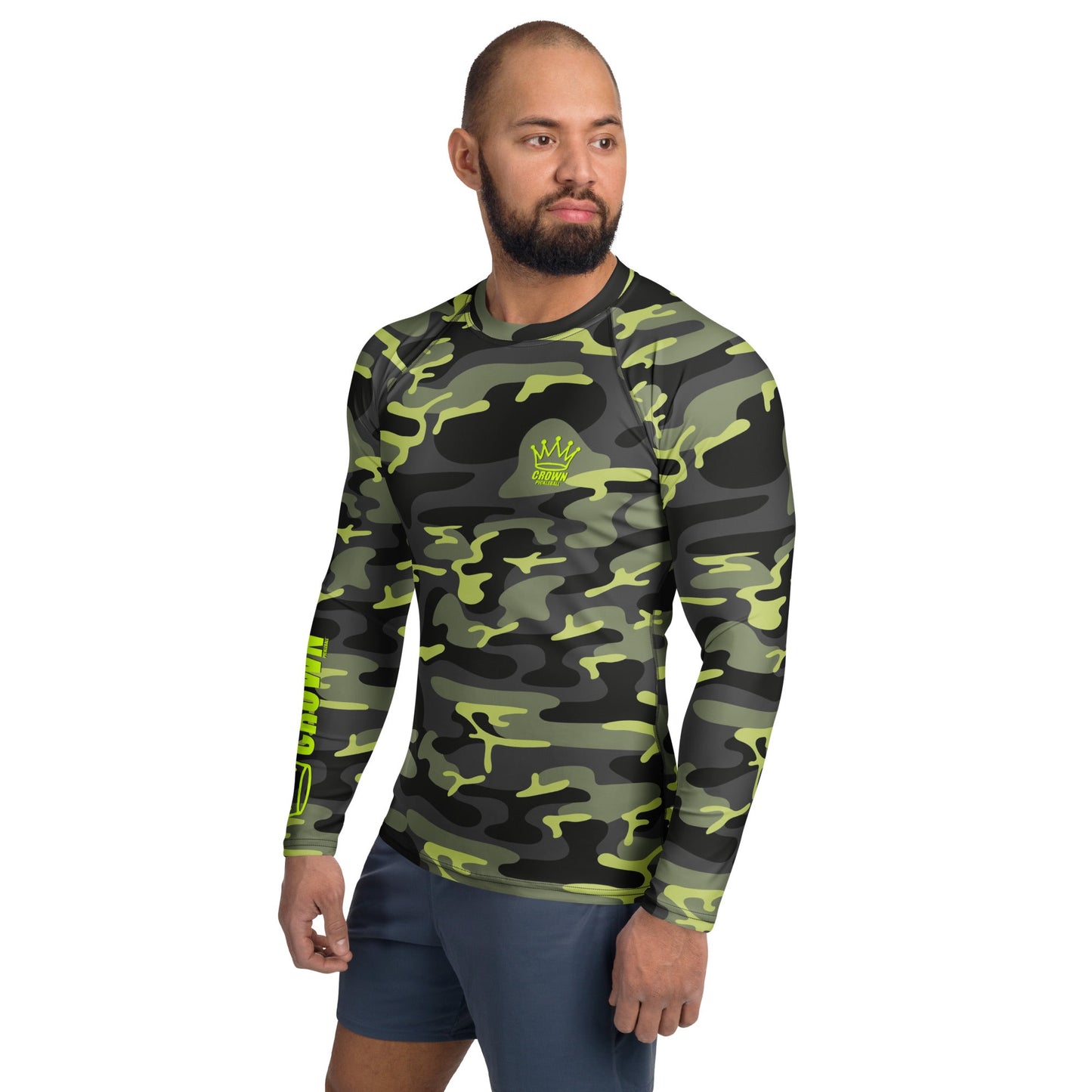 CROWN PICKLEBALL - Men's Tourney Sleeve Shirt (Camo)