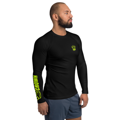 CROWN PICKLEBALL - Men's Tourney Sleeve Shirt (Black)