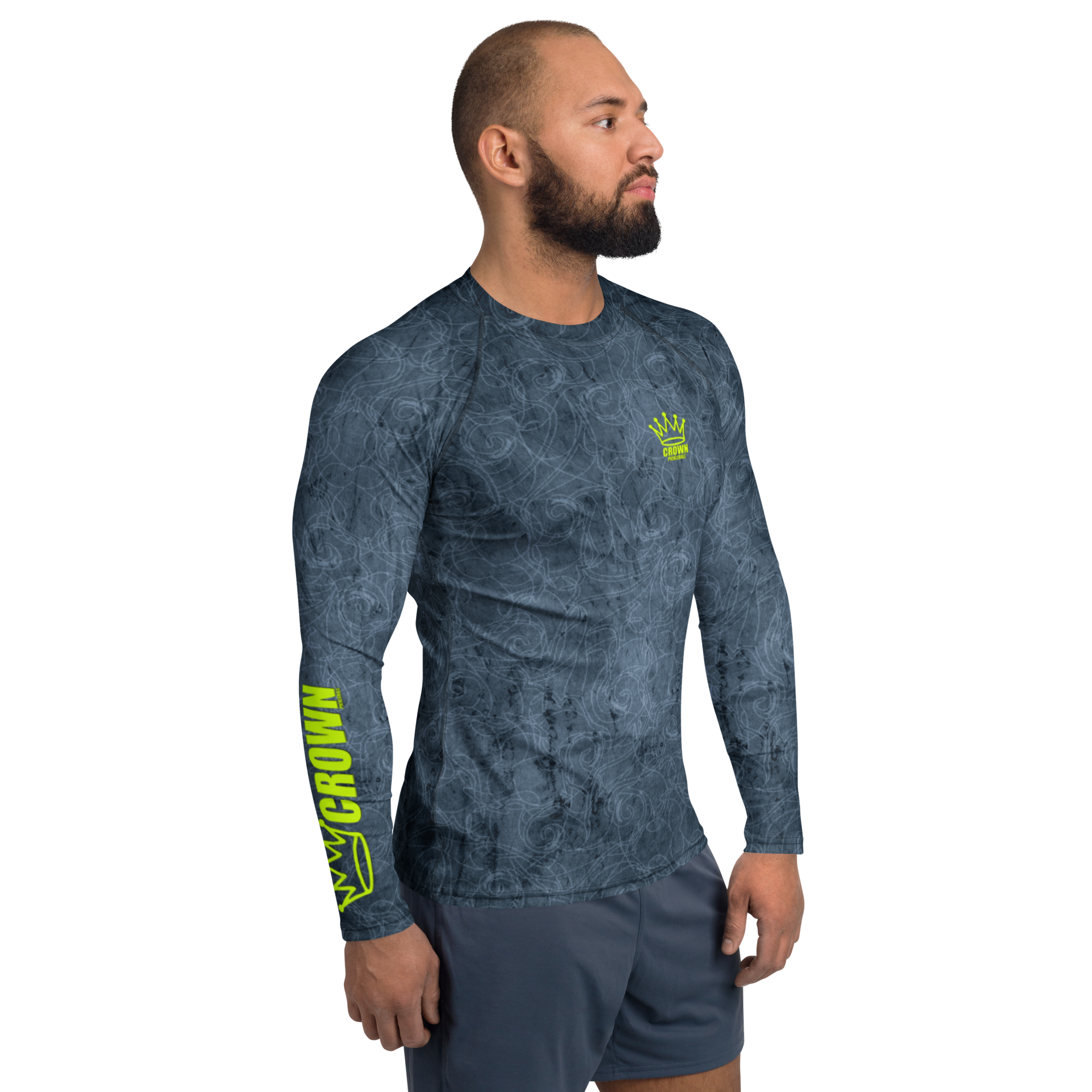 CROWN PICKLEBALL - Men's Tourney Sleeve Shirt (Mist)