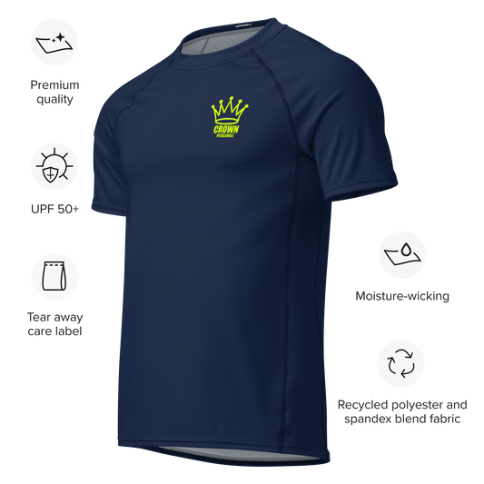CROWN PICKLEBALL - Men's Tourney Shirt (Navy)