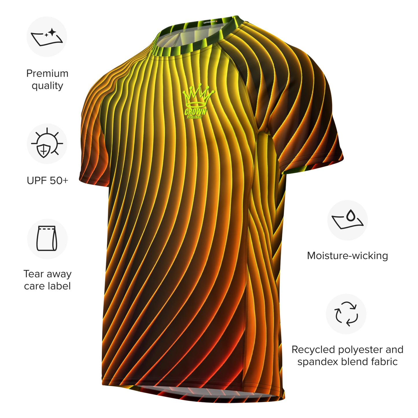 CROWN PICKLEBALL - Men's Tourney Shirt (Dune)