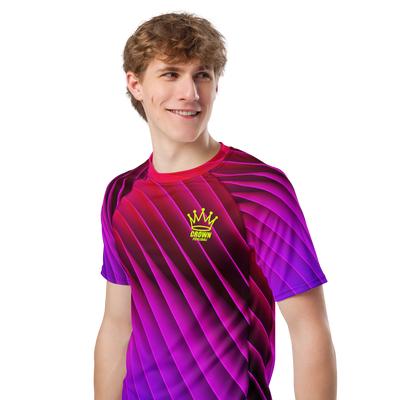CROWN PICKLEBALL - Men's Tourney Shirt (Magenta)