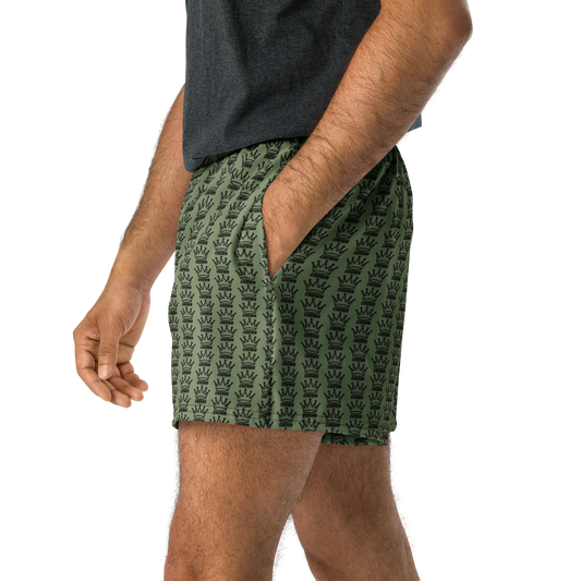 CROWN PICKLEBALL - Logo Pattern Short (Olive)