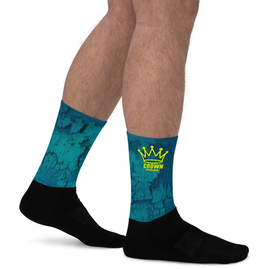 CROWN PICKLEBALL - Ocean Socks (Blue)