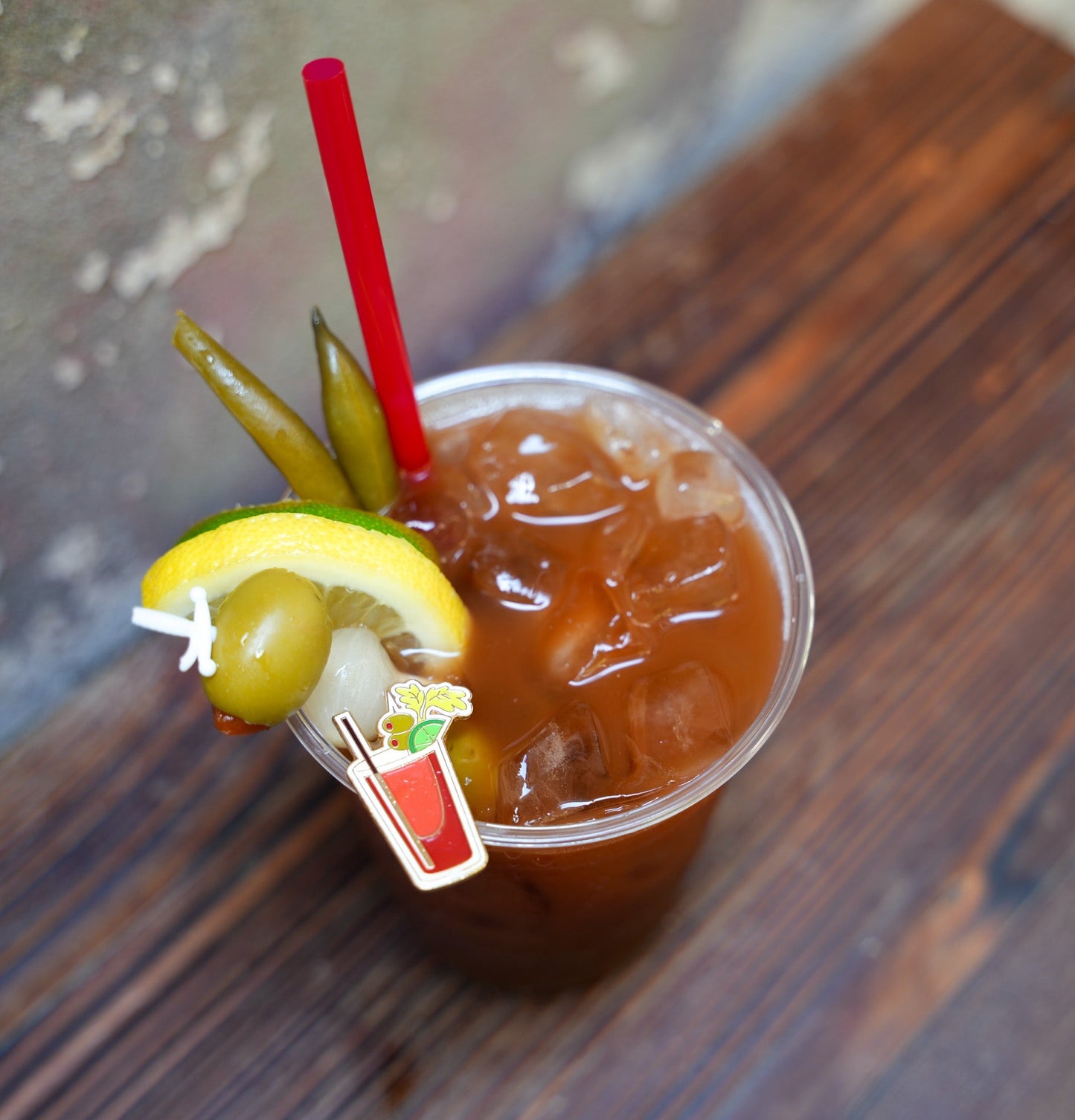 Bloody Mary Enamel Pin