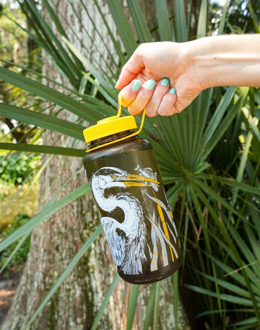 Blue Heron Nalgene