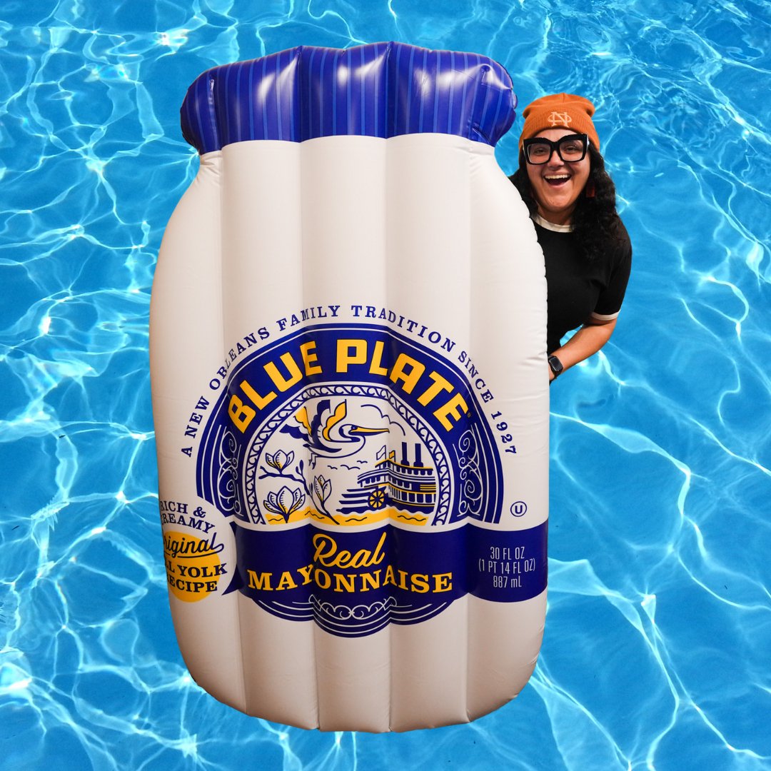 Blue Plate®  Mayo Pool Float