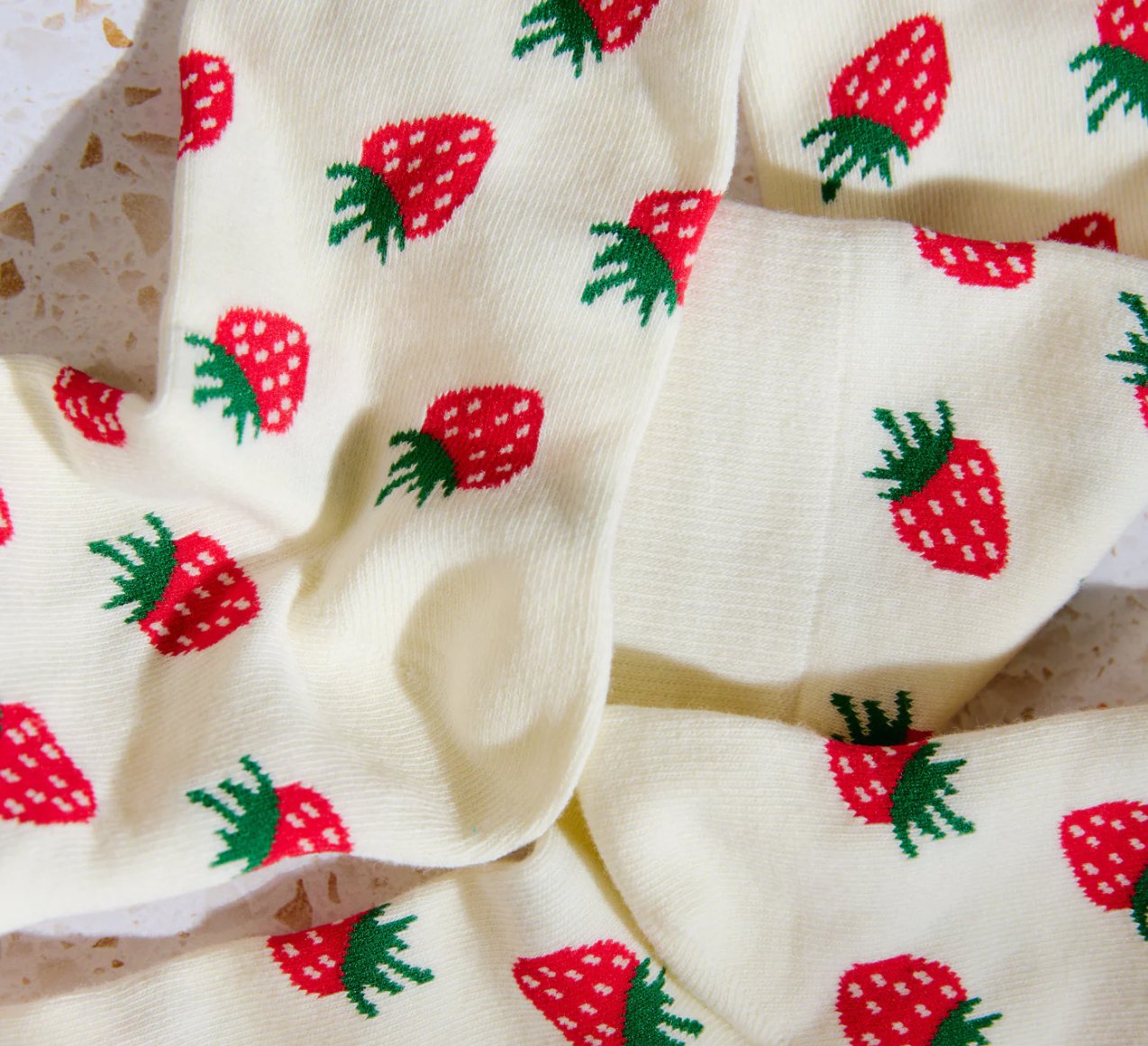 Strawberry Socks by Bonfolk