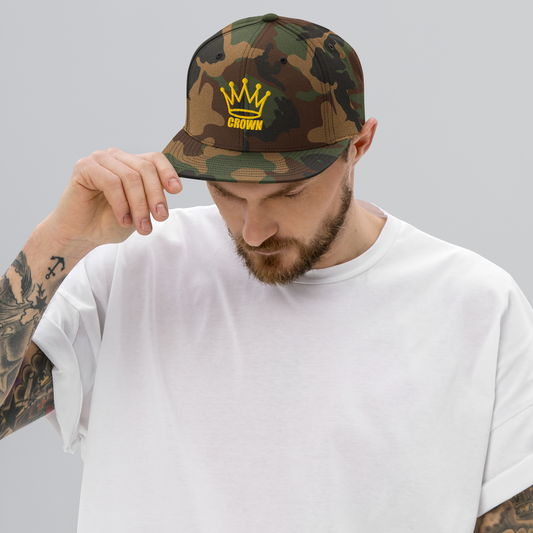 CROWN PICKLEBALL - Corona Snap-back Hat (Camo)