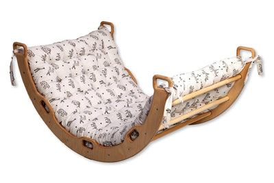 Montessori Climber Set: Arch, Rocker, Ramp, and Pillow Options