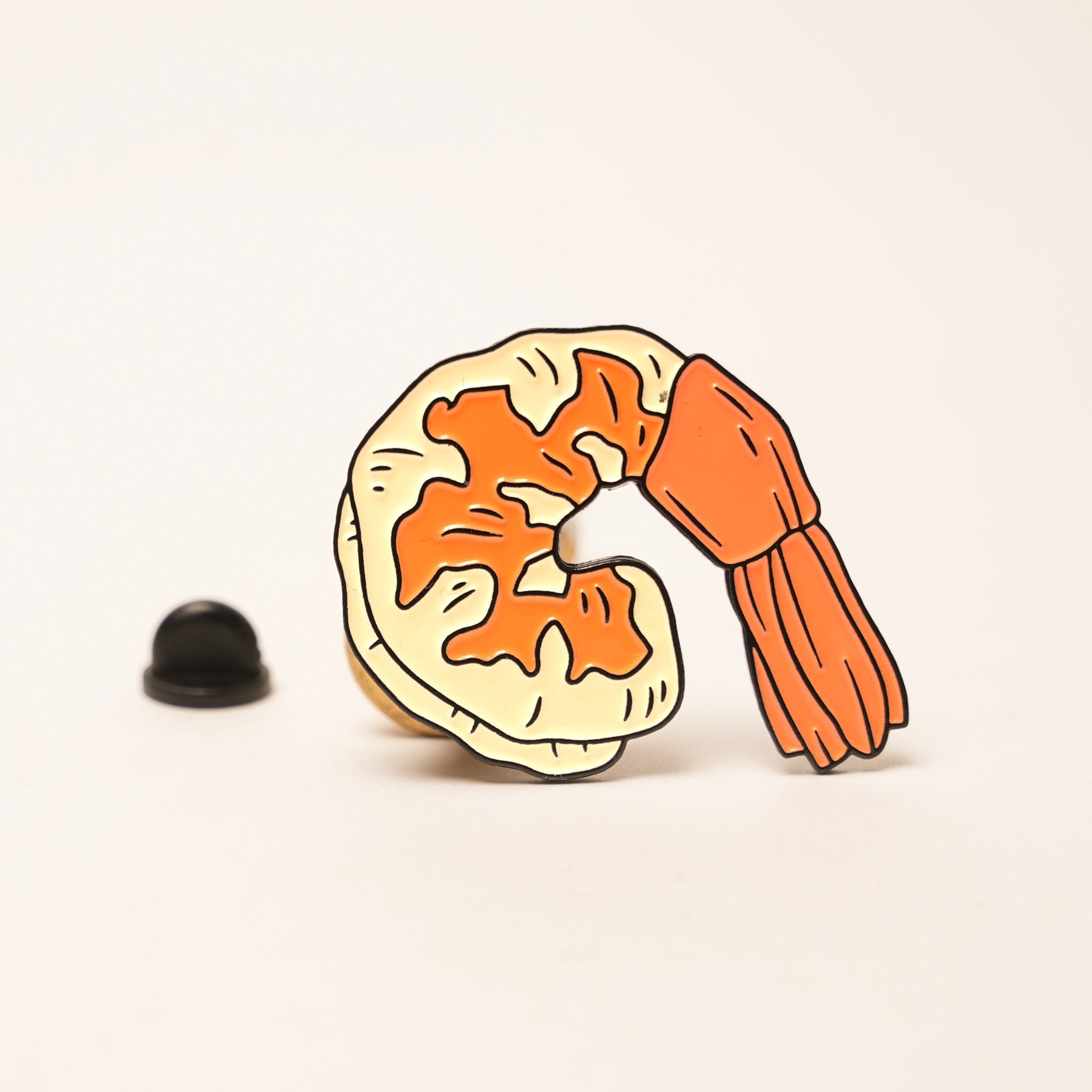 Cocktail Shrimp Enamel Pin