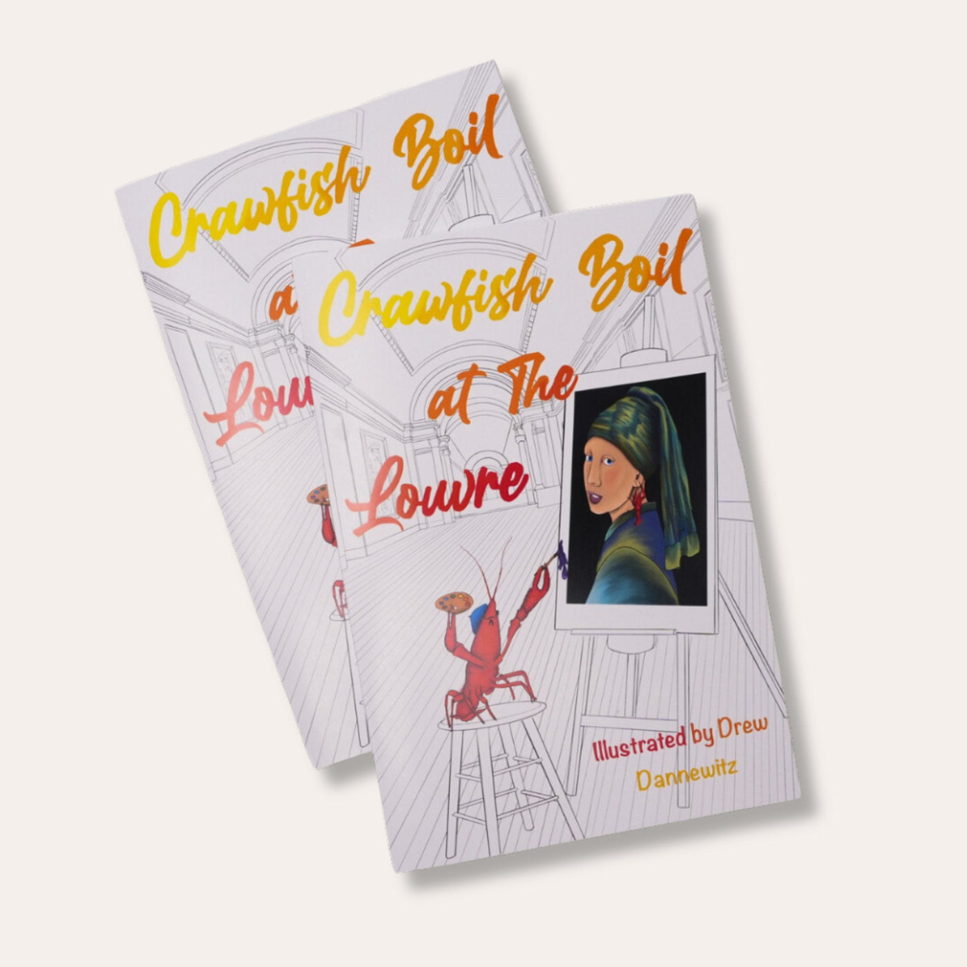 Crawfish Boil at the Louvre Coloring Book