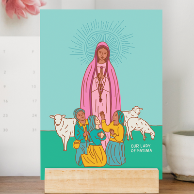 St. Dominic Savio, Our Lady of Fatima & Mary Crowning Crate