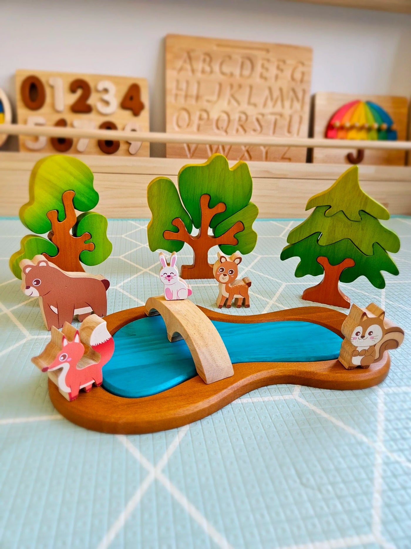 QToys  Woodland Animal Play Set