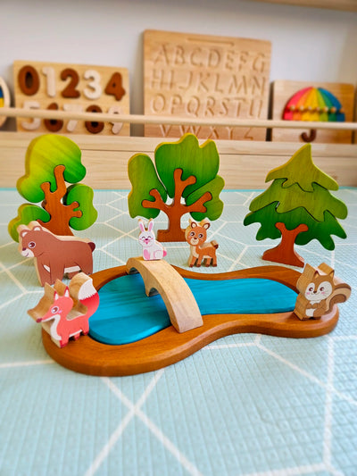 QToys  Woodland Animal Play Set